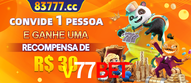 Banner institucional da v77bet sobre parceria de marcas e criação de uma marca de excelência, apresentando os mascotes de jogos populares como o Fortune Tiger.